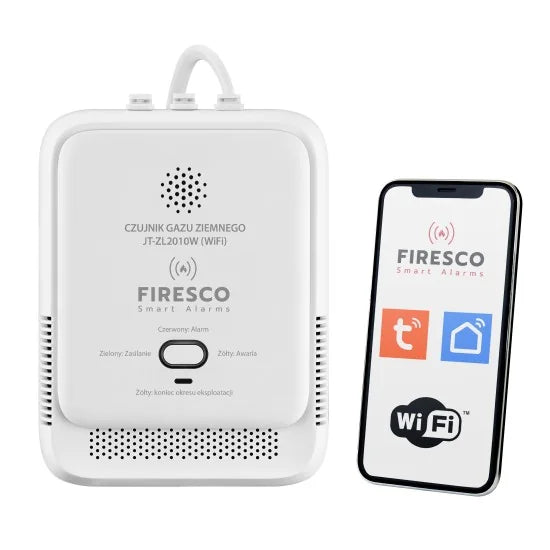 Czujnik gazu ziemnego z funkcją komunikacji JT-ZL2010W