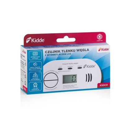 Czujnik tlenku węgla z wyświetlaczem K5DCO
