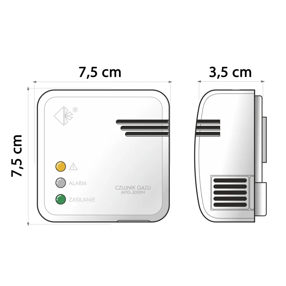 Czujnik gazów wybuchowych MTG-3000H