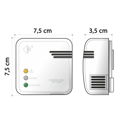 Czujnik gazów wybuchowych MTG-3000H