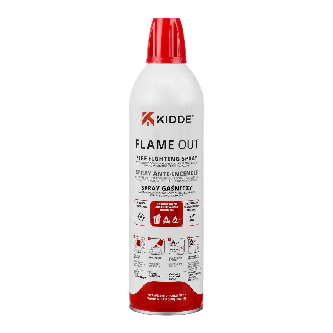 Spray gaśniczy Kidde FlameOut (500 ml)
