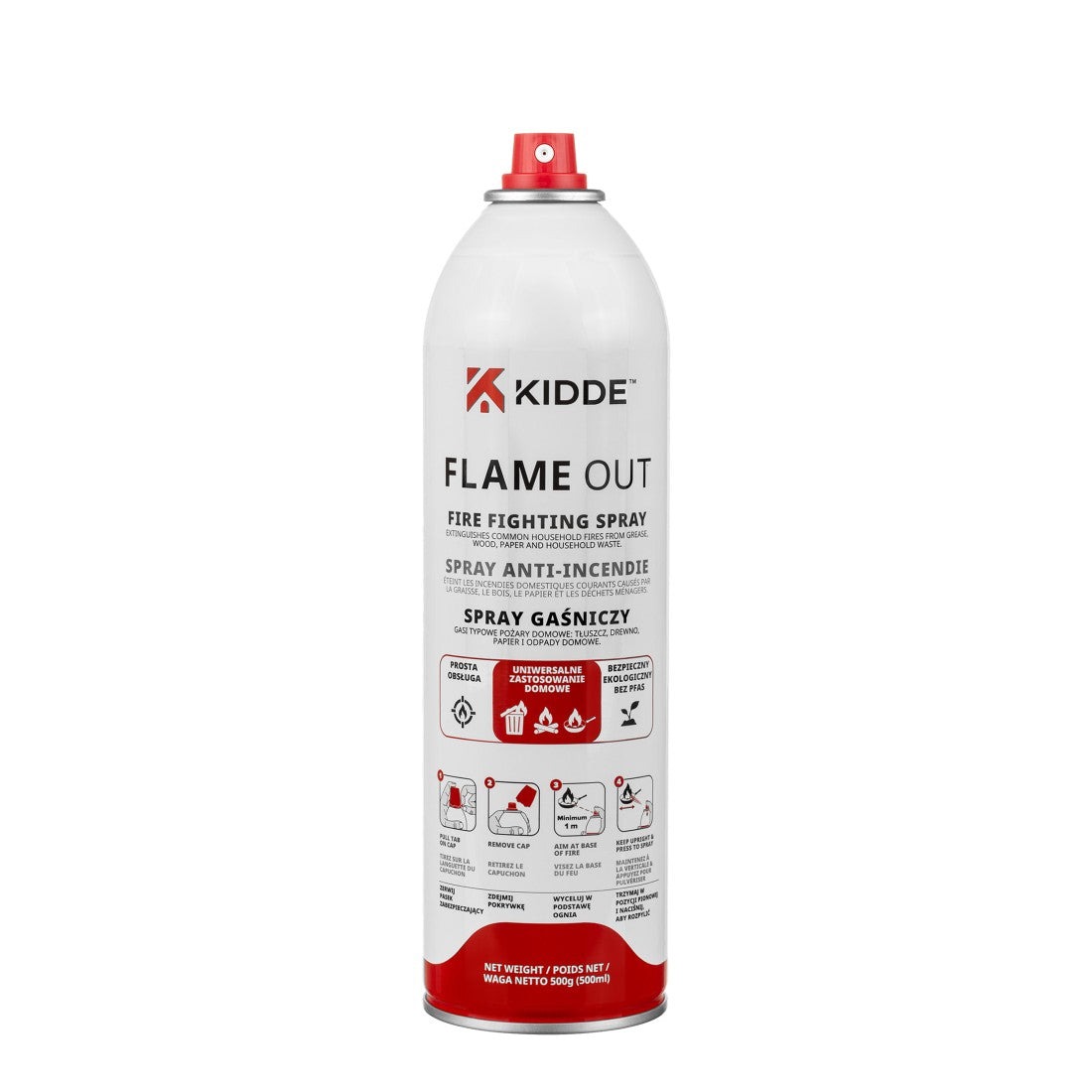 Spray gaśniczy Kidde FlameOut (500 ml)