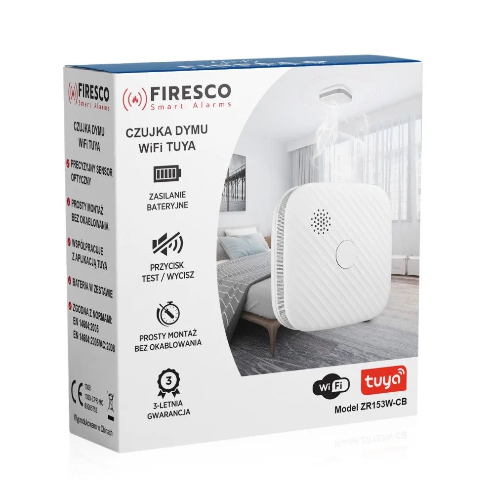Czujka dymu z funkcją komunikacji ZR153SW-CB
